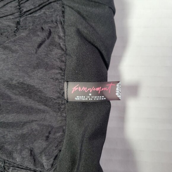 Free People Movement Women High-Waisted Black Nylon Blend Athletic Shorts Size M - Picture 5 of 9
